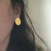 Boucles d'oreilles Face asymétrique